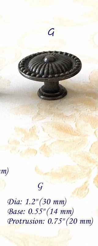 Antique Bronze Drawer Knob, Cabinet Pulls Hardware, Vintage Look