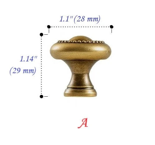Retro Antique Bronze Cabinet Handles, Vintage Style Cup Pull, Elegant Kitchen Hardware