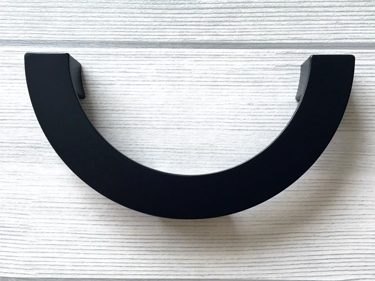 Half Circle Cabinet Handles, MCM Drawer Pulls 3.75" 5" Centers, Gold Nickel Black Bronze