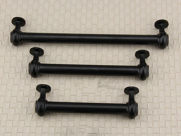 Black Kitchen Cabinet Handle, Minimalist Modern Drawer Pull