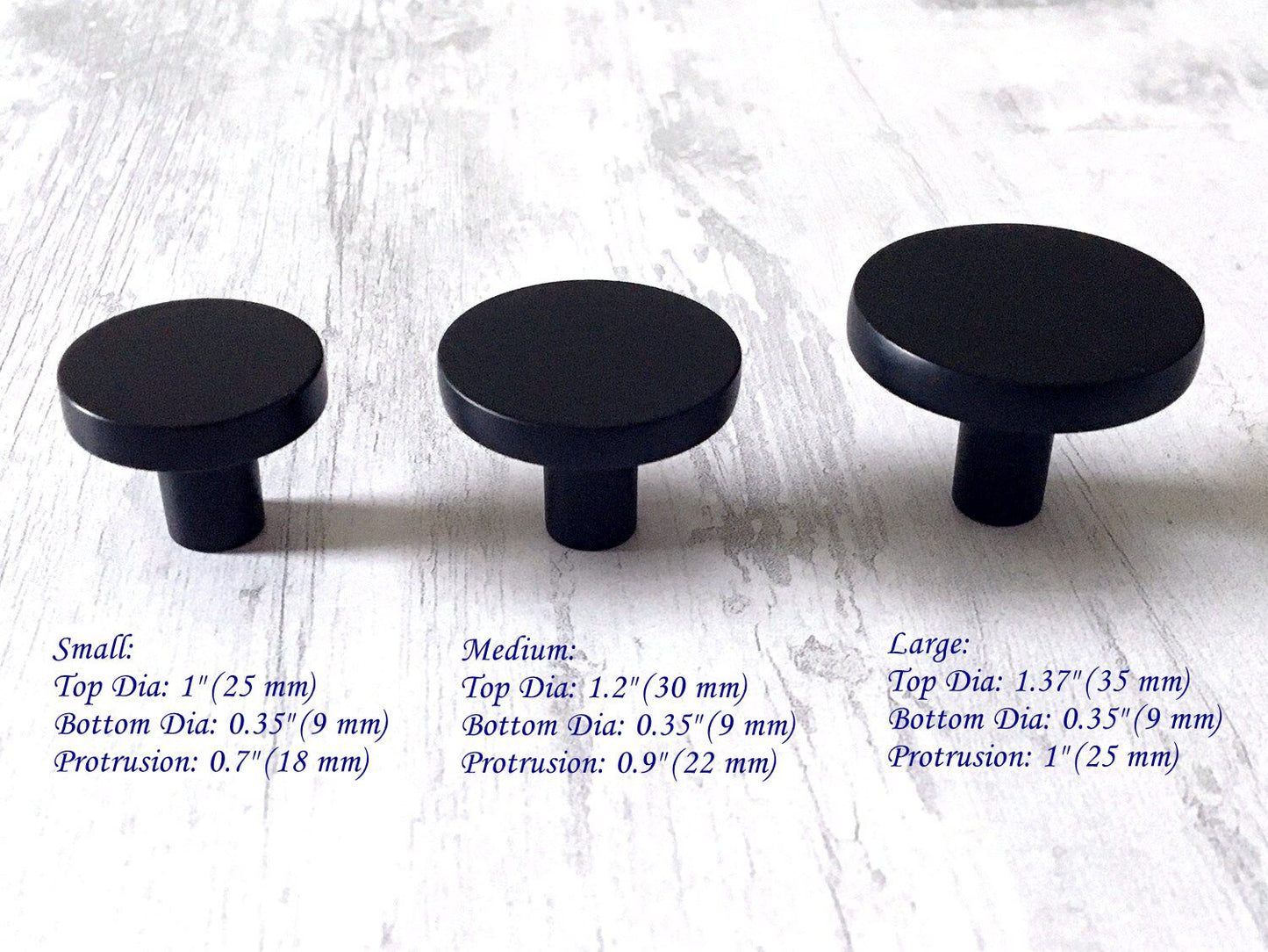 Mattschwarzer Schubladengriff | Lynns Hardware