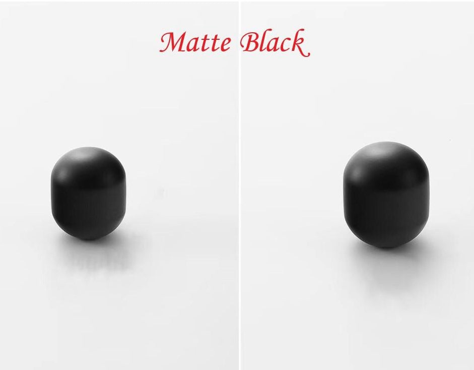Brass Cylinder Cabinet Knob, Gold Chrome Nickel Black Bronze
