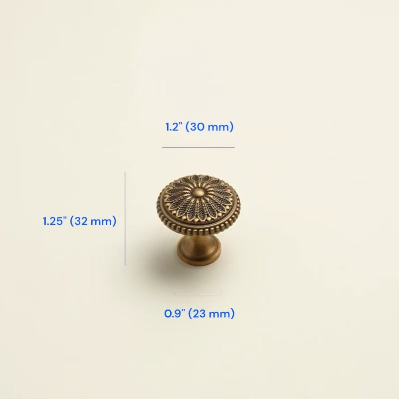 Aged Bronze Cabinet Handle, Cup Pull, Drawer Knob, Ginkgo Leaf Drop Pull