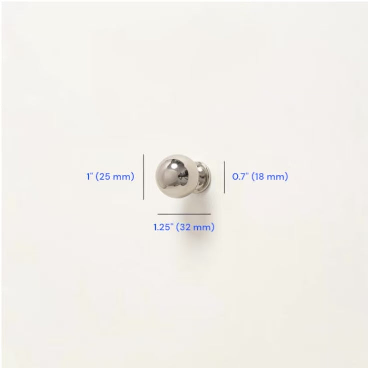 Polished Nickel Cupboard D Handle | Modern Cabinet Knob 96 128 192 mm
