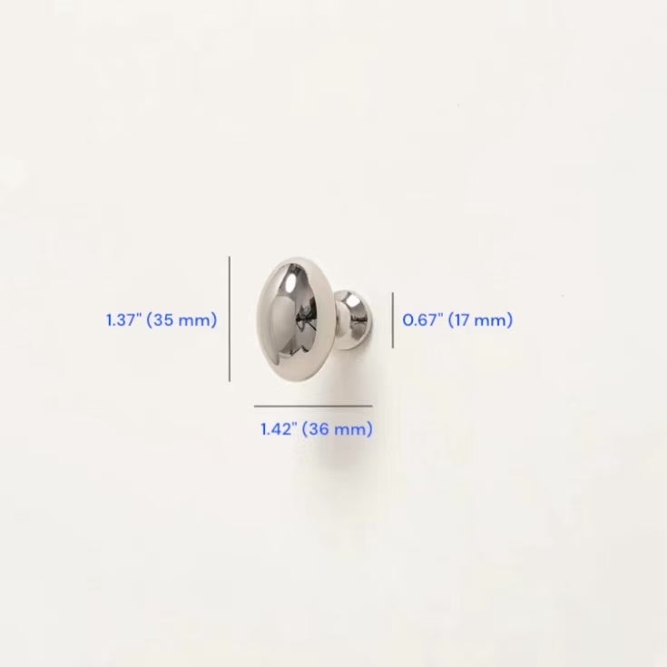Polished Nickel Cupboard D Handle | Modern Cabinet Knob 96 128 192 mm