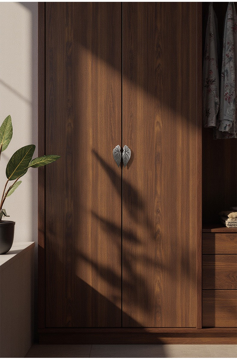 2.5" 3.75" Leaf Cabinet Drawer Pulls, Decorative Hardware