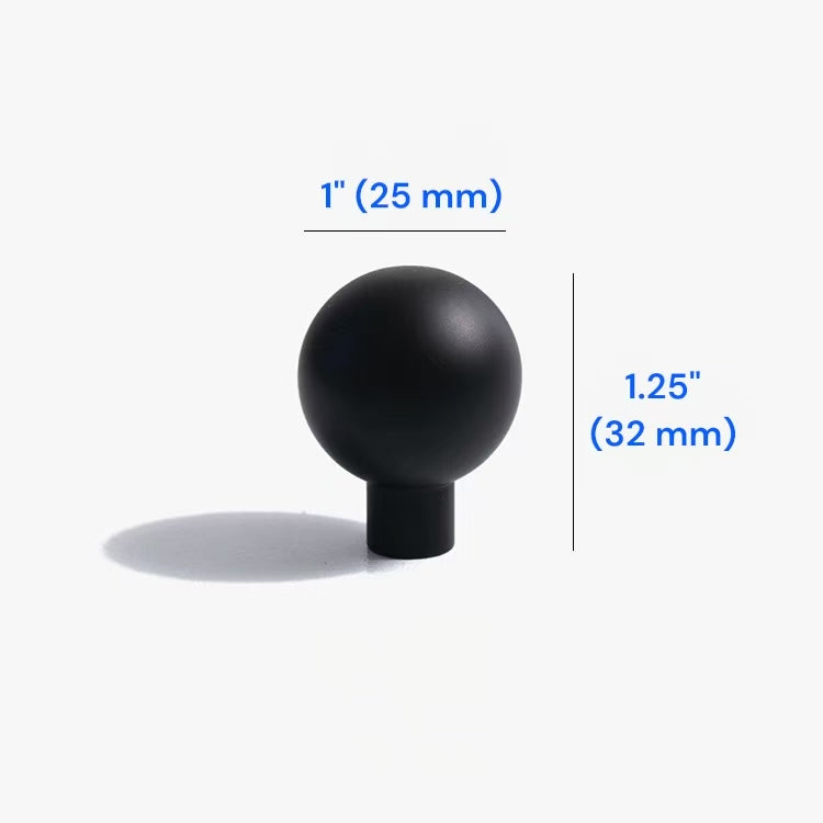 Minimalist Matte Black Cabinet Bar Pulls & Knobs, Solid Brass, 96 128 160 224 320 mm