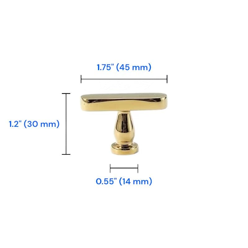 Plus Minus Symbol Cabinet Knobs, Solid Brass, Modern Kitchen Hardware