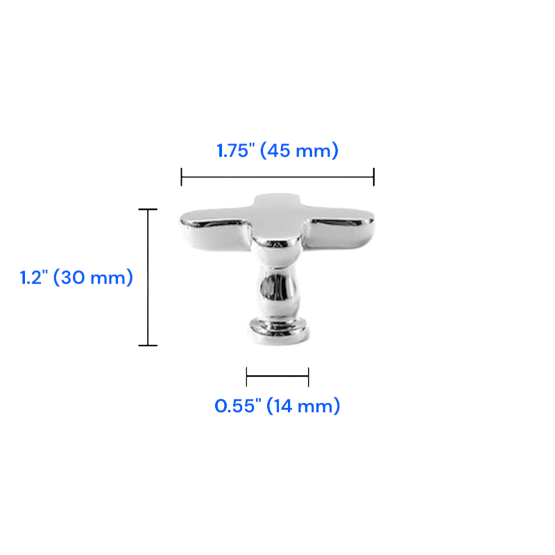 Plus Minus Symbol Cabinet Knobs, Solid Brass, Modern Kitchen Hardware
