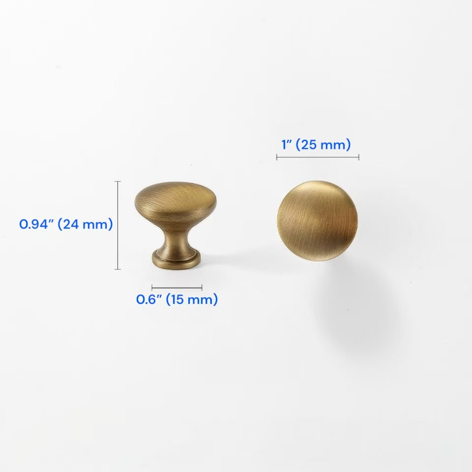 Aged Bronze Cabinet Handles, Solid Brass, Vintage Look Vanity Pulls, Retro Kitchen Hardware