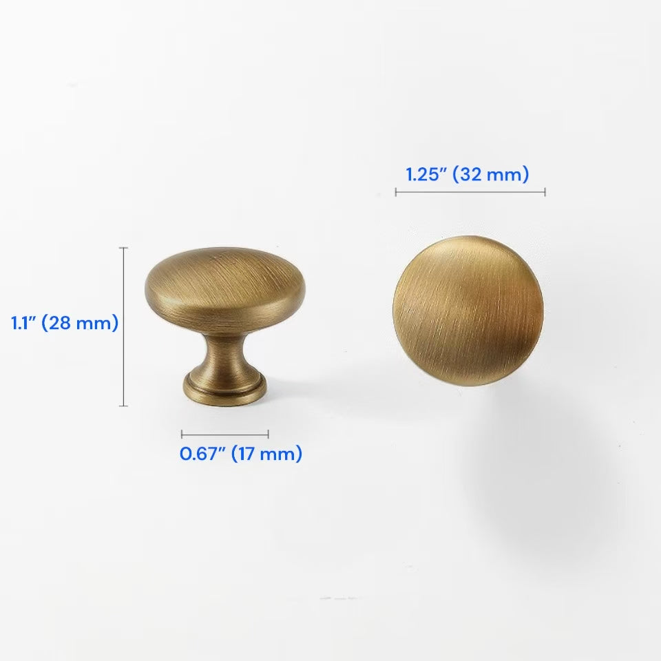 Aged Bronze Cabinet Handles, Solid Brass, Vintage Look Vanity Pulls, Retro Kitchen Hardware