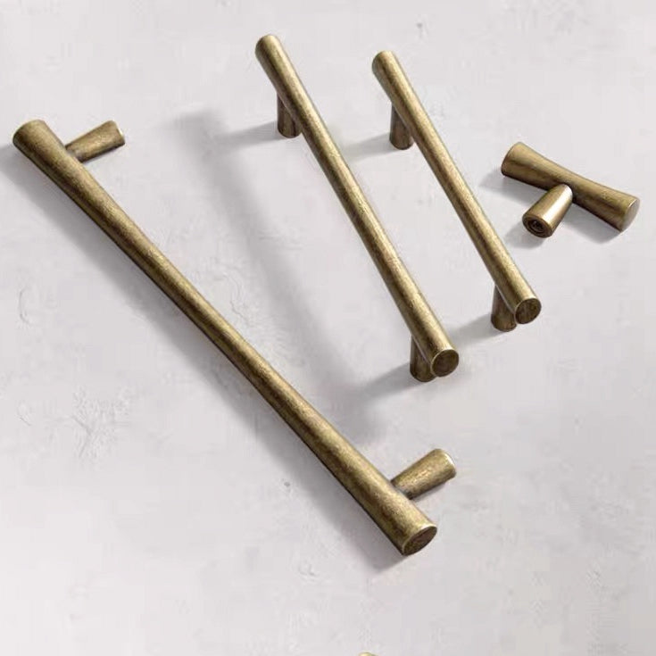 Cabinet Pulls, T-shaped Knob, Drawer Handles, Kitchen Hardware, Brushed Gold, Matte Black, Antique Bronze