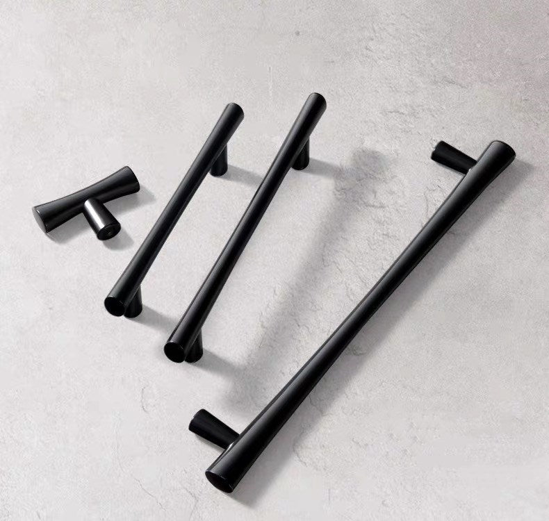 Cabinet Pulls, T-shaped Knob, Drawer Handles, Kitchen Hardware, Brushed Gold, Matte Black, Antique Bronze
