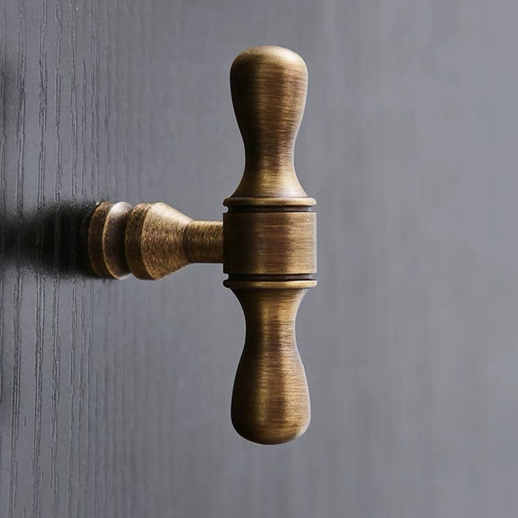 Brass Cabinet Euro Bar Pulls - Antique Bronze - LynnsHardware