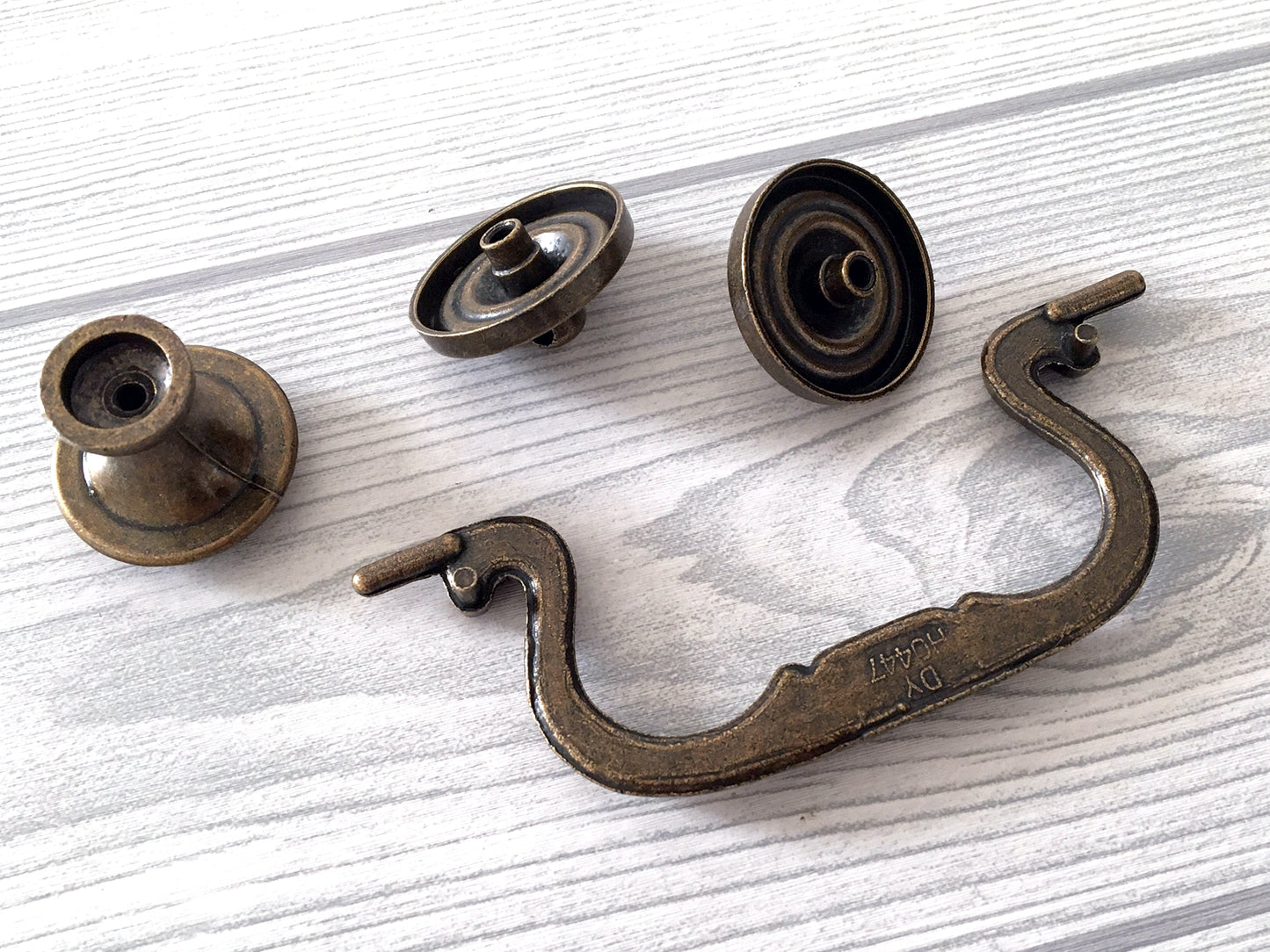 4" Vintage Style Drawer Pull Bail Handles Antique Bronze