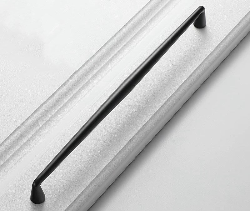 Black Cabinet D Handles - Modern Minimal Kitchen Hardware - LynnsHardware