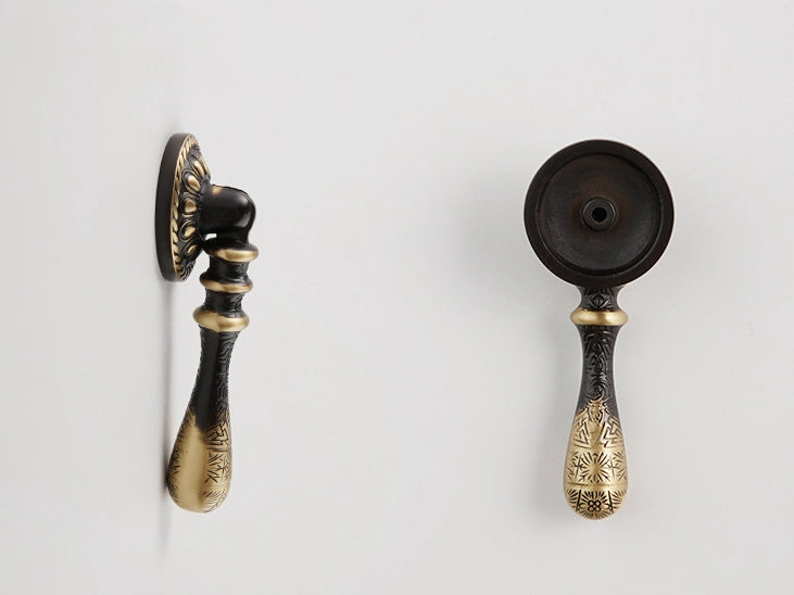 Pendant Drop Drawer Pulls, Solid Brass, Teardrop Cabinet Knobs, Dresser Hardware