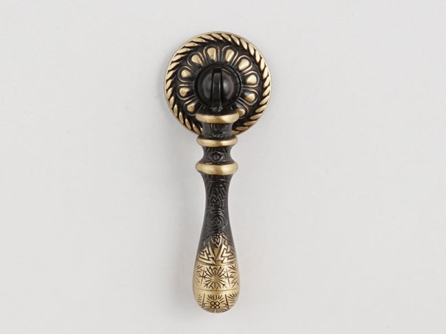 Pendant Drop Drawer Pulls, Solid Brass, Teardrop Cabinet Knobs, Dresser Hardware
