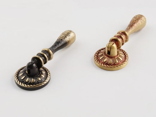 Pendant Drop Drawer Pulls, Solid Brass, Teardrop Cabinet Knobs, Dresser Hardware