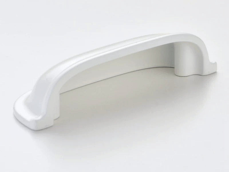 2.5" Cup Drawer Pull White, 64 mm Centers