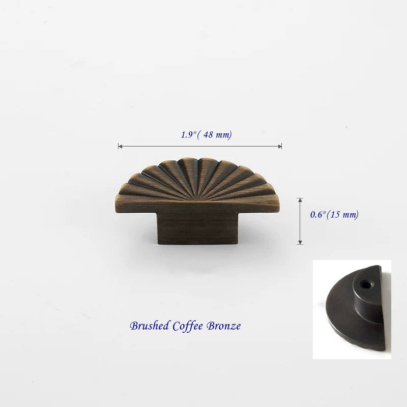 Brass Cabinet Drawer Knobs - Gold/Chrome/Bronze - LynnsHardware