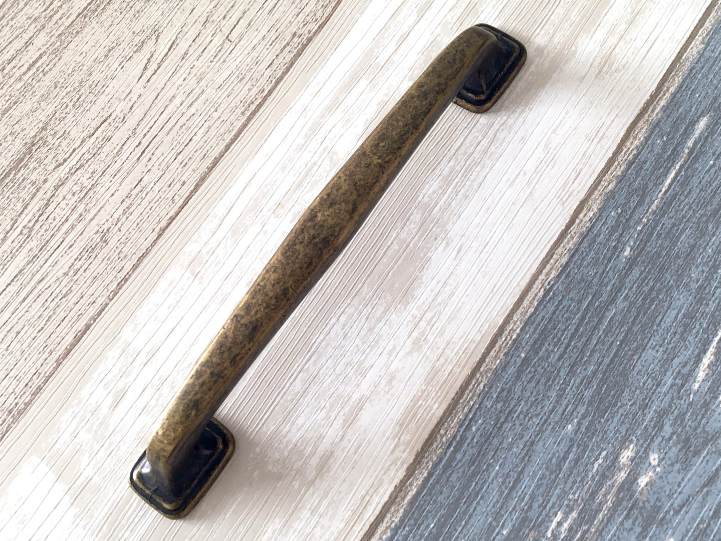 4" 5" Antique Bronze Cabinet Handle, 3.75" Cup Drawer Pull, Rustic Kitchen Hardware