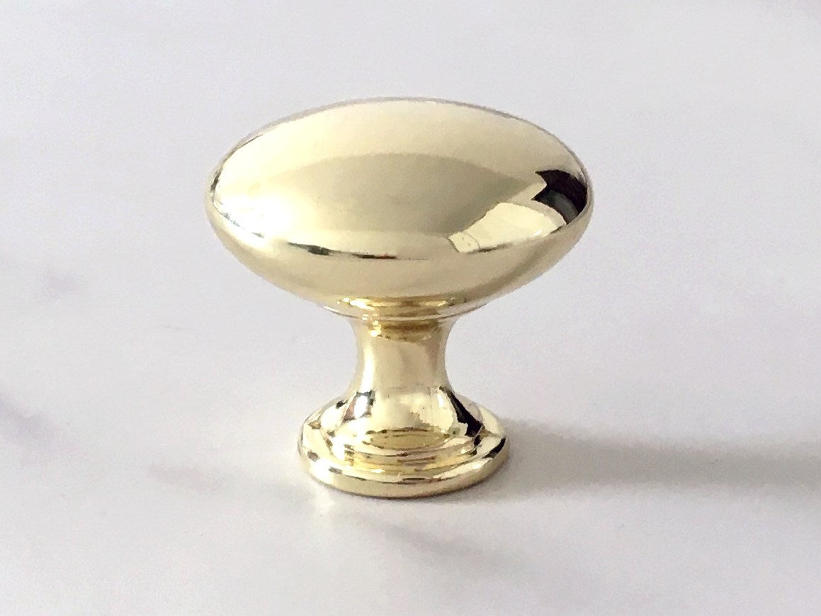 3" 3.5" 6" Polished Gold Cabinet Handle, Cup Drawer Pull, Kitchen Hardware