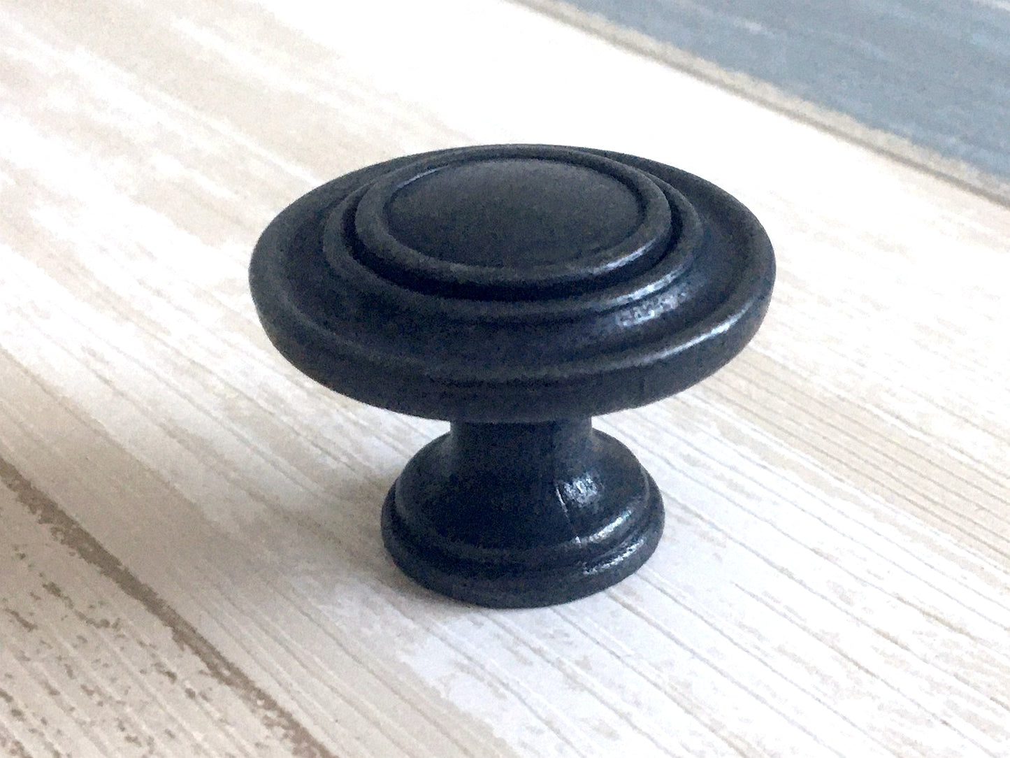 4.25" Drawer Pull Bail Drop Handles Antique Black Vintage Style