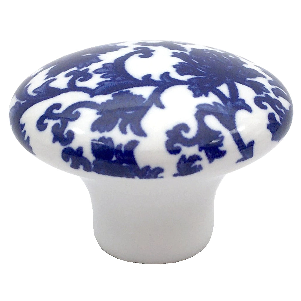 Ceramic Cabinet Knobs, Kitchen Drawer Pulls Hardware, Floral Gingham Checkered