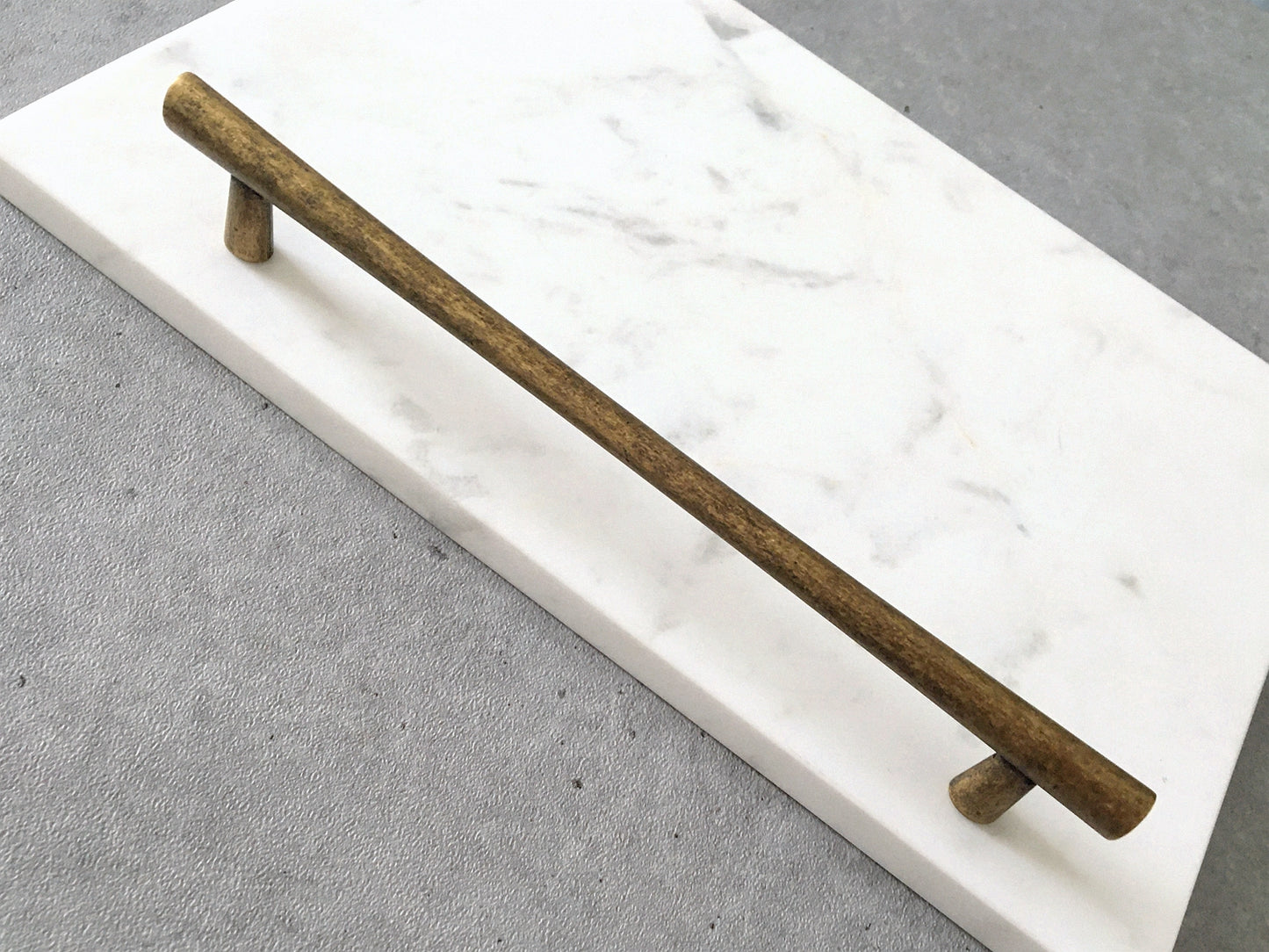 Aged Bronze Cabinet Pulls, T-shaped Knob, Drawer Handles, Kitchen Hardware