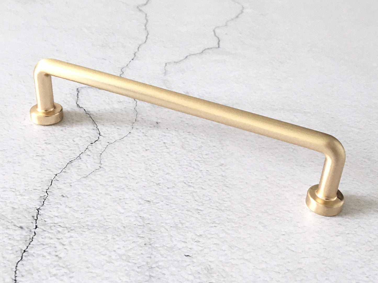 3.75" 5" 7.5" Brushed Gold Wire Cabinet Pulls, Mid Century Modern Kitchen Hardware