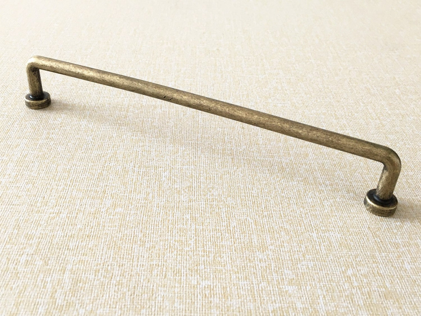 Antique Bronze Slim Cabinet D Handles, Industrial Kitchen Hardware, 3.75" 5" 7.5" Centers