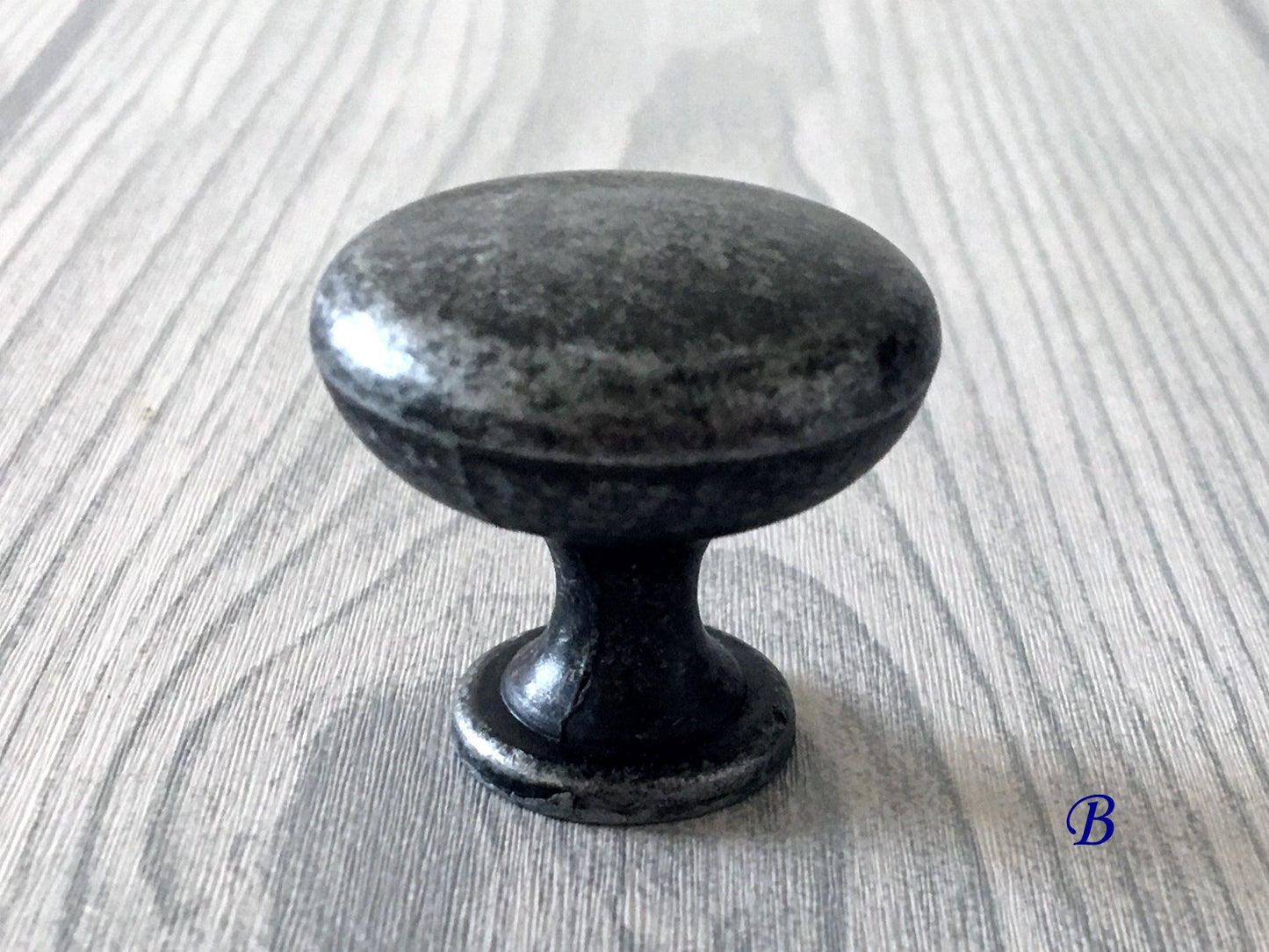 Antique Pewter Cup Drawer Pulls, Cabinet Handles
