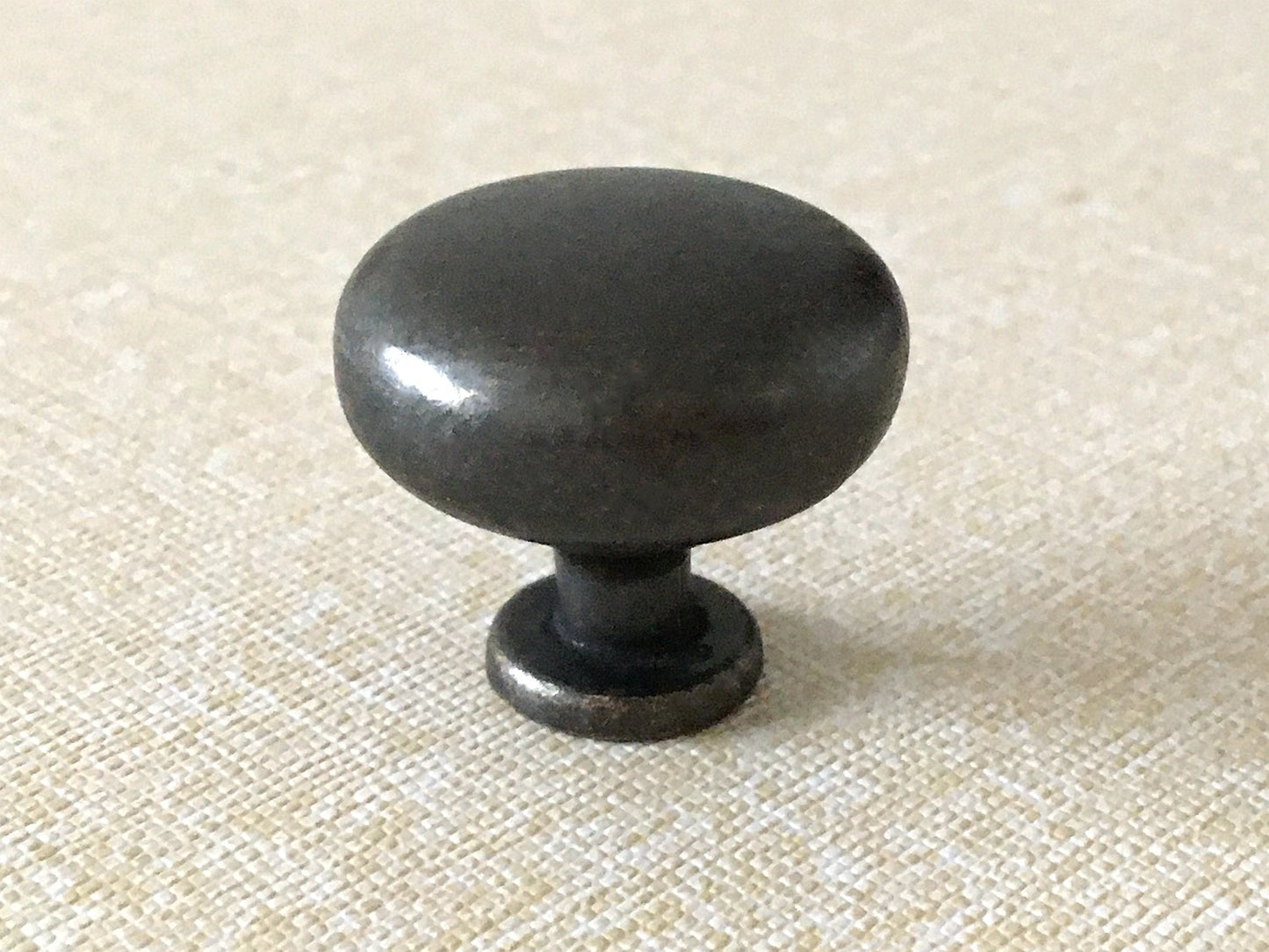 3.25" Dark Antique Bronze Drop Bail Drawer Handle, Vintage Style Appliance Pull