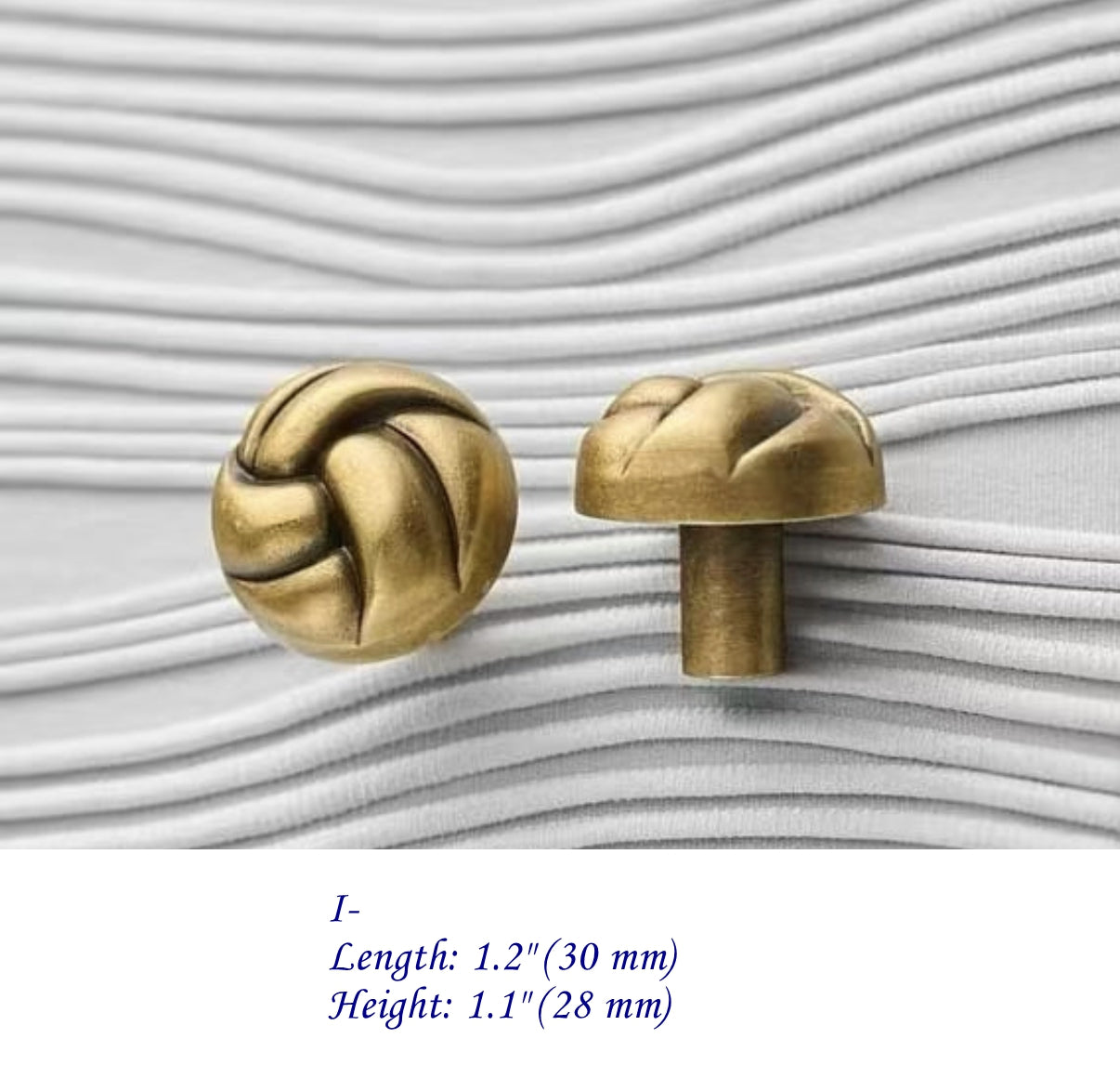 Antique Bronze Cabinet Knobs, Solid Brass, Rustic Retro Kitchen Hardware