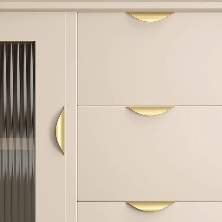 1.25" 2.5" 3.75" Brushed Brass Drawer Pull for Modern Minimal Decor