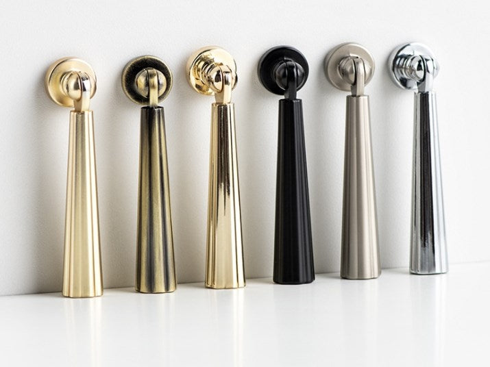 Pendant Knob, Drop Drawer Pull, Cabinet Hardware, Bronze Black Gold Nickel Chrome