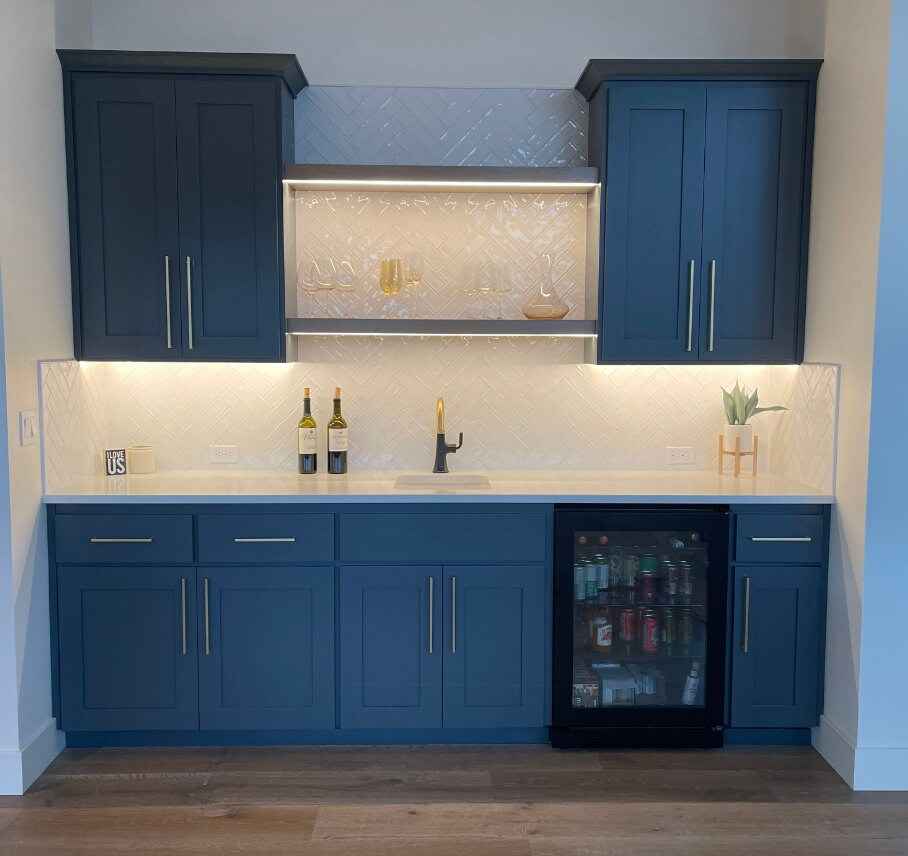 Gold Cabinet Square Bar Handles & Disc Knobs - 3.75" to 12.5"