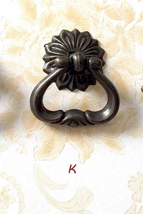 Schubladenknauf im Vintage-Look, Antik-Bronze, Schubladengriffe
