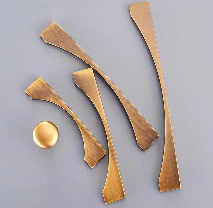 Cabinet Pulls Mid Century Drawer Handles MCM Modern Lynns Hardware