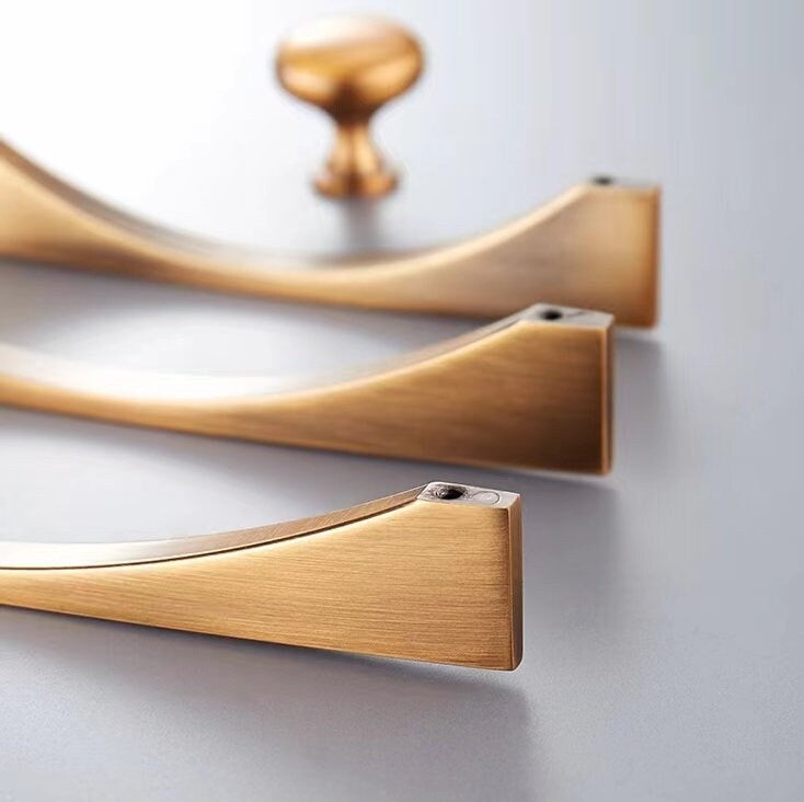 Cabinet Pulls Mid Century Drawer Handles MCM Modern Lynns Hardware