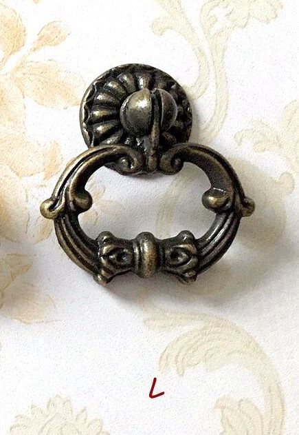 Schubladenknauf im Vintage-Look, Antik-Bronze, Schubladengriffe