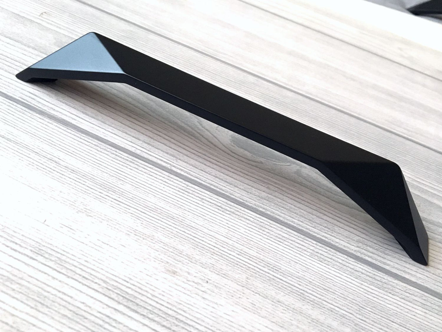 Matte Black Geometric Cabinet Handles, Drawer Pulls, Kitchen Hardware