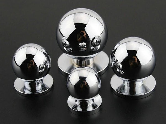 Modern Cabinet Knobs, Drawer Pulls, Polished Chrome, Contemporary Kitchen Hardware