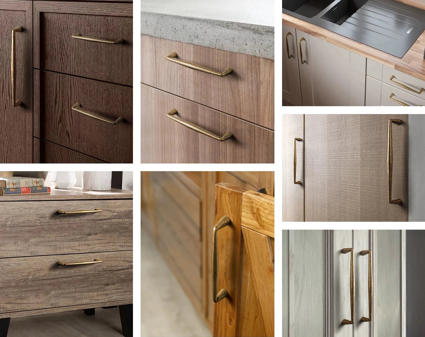 MCM Cabinet Pulls Antique Bronze