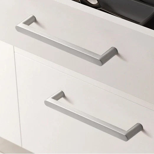Cabinet Pulls, Drawer Handles, Sleek Modern Kitchen Hardware, Brushed Gold and Nickel