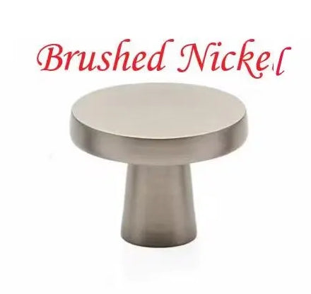 Disc Cabinet Knobs, Drawer Pulls, Gold Chrome Nickel Bronze Black Gray, Kitchen Hardware