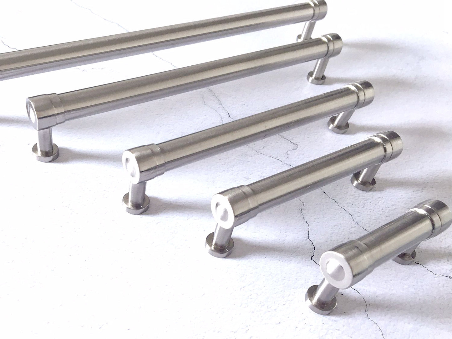 Nickel Drawer Pulls Hardware Kitchen Cabinet Handles