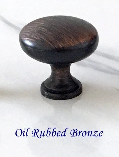 Round Cabinet Knobs, Drawer Pulls, Gold Pewter Nickel Bronze, Kitchen Hardware