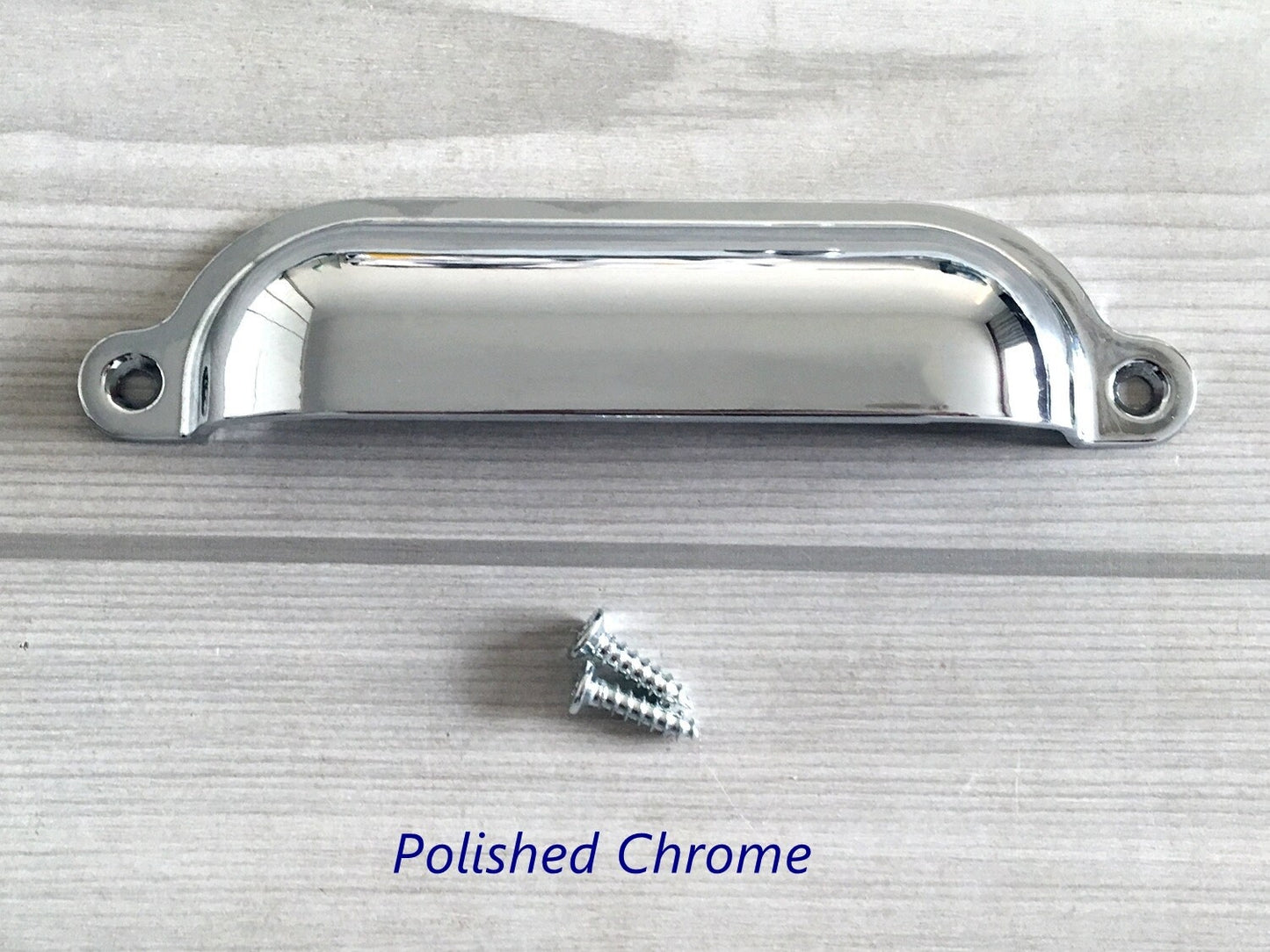 4.75" Cup Drawer Pull, Bin Dresser Handle, Bronze Black Nickel Chrome Silver, Kitchen Cabinet Hardware 4 3/4"
